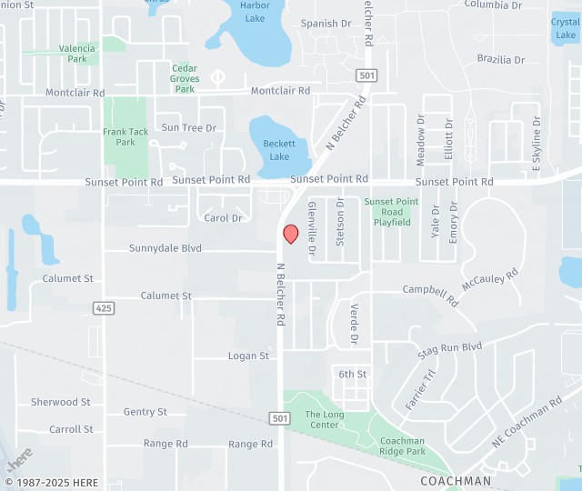 Location Map: 1831 N Belcher Rd., Suite C-3 Clearwater, Florida 33765